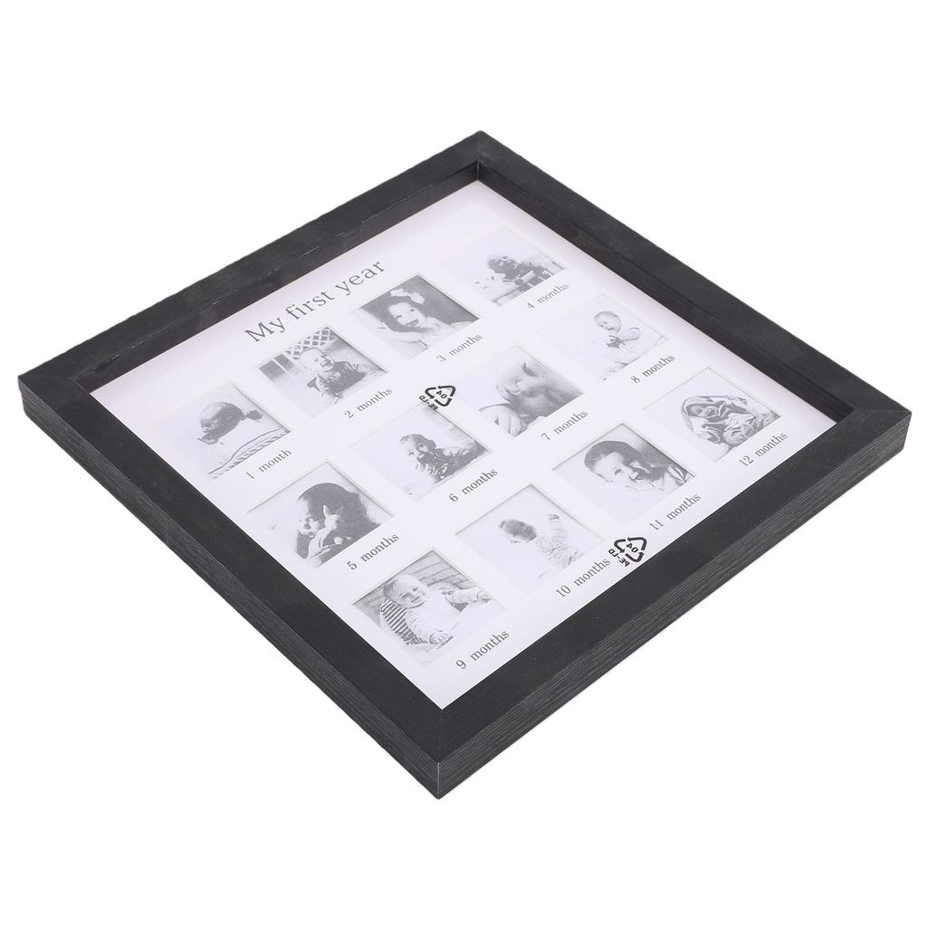 Baby First Years Photo Frame 12 Month Newborn Monthly Picture Frame for Toddler Growth Record