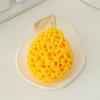 Soft Honeycomb Shower Sponge Ball Water Expandable Foaming Body Exfoliator Cleansing Bath Ball Hanging Design Bathroom Gadget