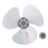 12" Three Leaves Household Fan Blade with Nut Cover Fan Blades for Standing Fan