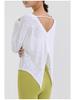 Women's Long Sleeve Quick-Dry Yoga Top - Athletic Fit for Spring & Autumn
