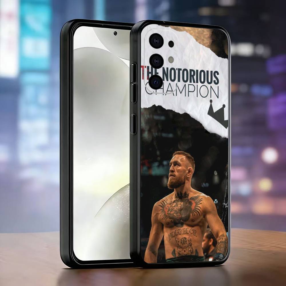 Conor McGregor Boxing Phone Case For Samsung S25,S24,S21,S22,S23,S30,Ultra,S20,Plus,Fe,Soft Silicone Black Cover
