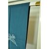 Used Men's kimono, undergarment, pure silk, closet color, booklet text, landscape painting, shibori pique pattern, retro