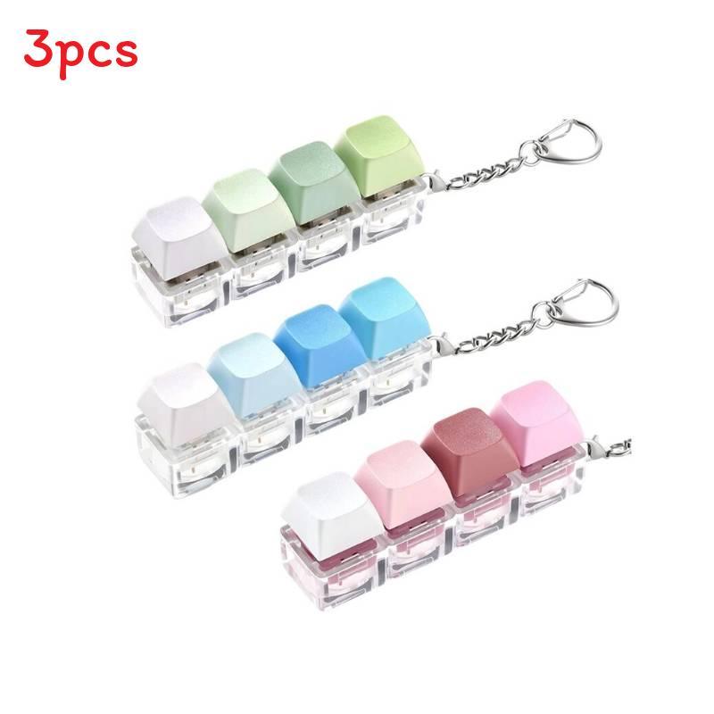 

Plastic Toy Set With Keychain For Stress Relief And Hand Coordination
