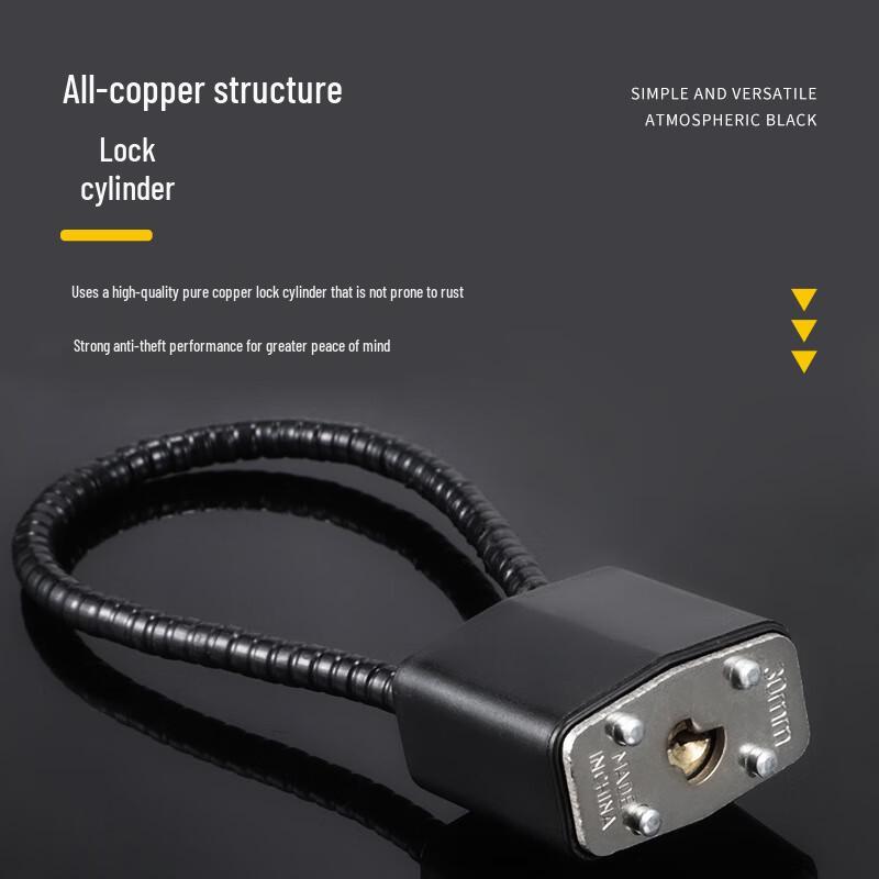 Honggong Portable Steel Wire Security Padlock