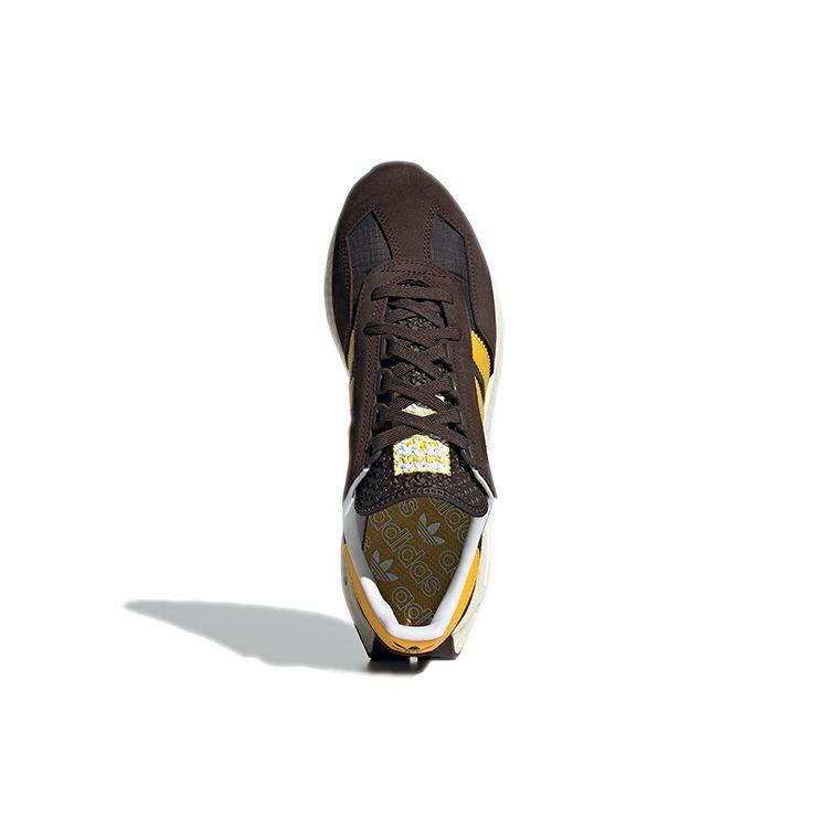 Adidas Originals Retropy E5 Retro Classic Vintage Fabric Cushioning Non-Slip Low-Top Casual Running Shoes Unisex Sneaker Brown Dark-Brown GX4552