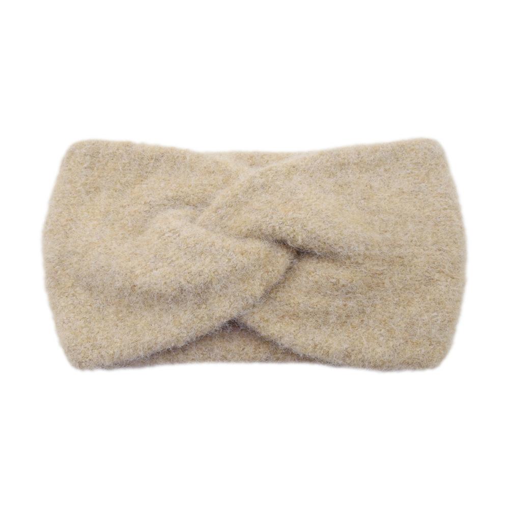 New Women Soft Cross Wide Warm Headband Girls Autumn Winter Solid Hair Holder Hair Band Solid Warm Headwear Hair Accessories