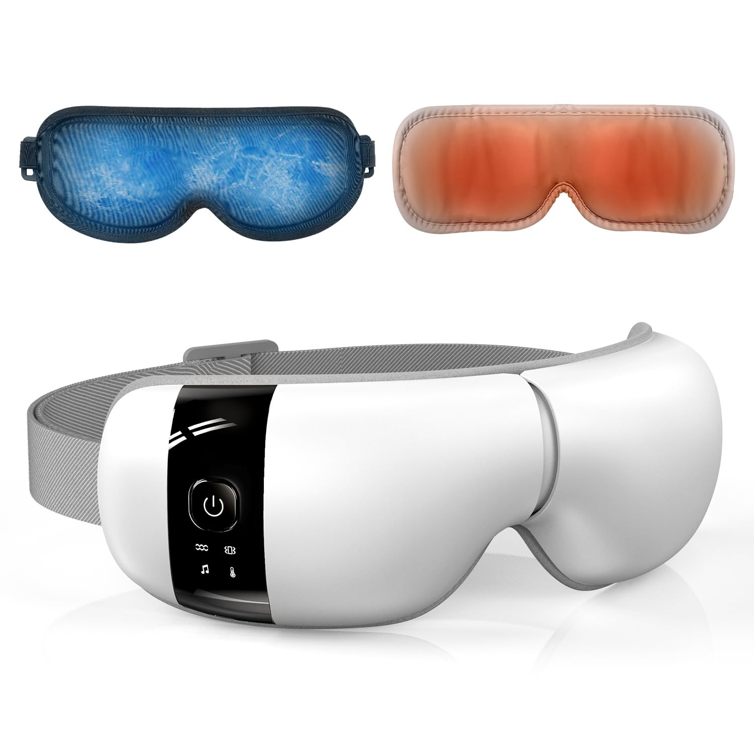 

Новый дизайн Горячий Холодный HuBDIC Подогреватель для глаз с Охлаждающей Горячей Маской для глаз с Воздухом и Bluetooth ЖК-дисплей Легкий Легко Засыпать Глаза Сон Подарок для Мужчин и Японский