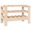 VidaXL Wine Rack 61.5x30x42 Cm Solid Pine Wood 822561