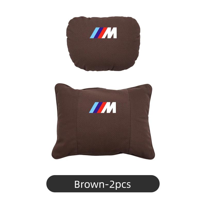 KLIB4 New Car Accessories Flip Fur Headrest Lumbar Support For BMW G30 G20 M3 M5 E46 E92 E93 E60 E70 X3 X4 X5 X1 E39 F30 F10 F30
