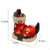 Christmas Light up House Xmas Illuminated Miniature Fairy Garden Statue Resin Figurine for Bedroom,