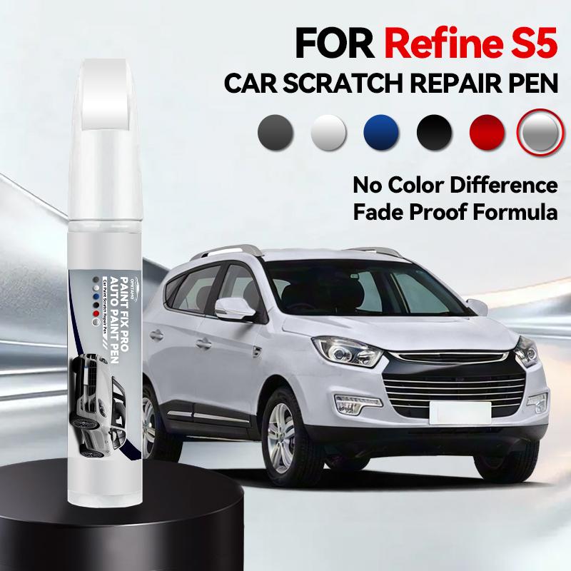 

Car Exclusive Purpose For JAC Refine S5 1990-2026 Repair Pen Touch Up Scratch Remover DIY Auto Accessories Black White срібний