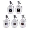 High Borosilicate Glass Grenade Shaped Sparkling Wine Bottle Sealed Jar for Home Brewing Whiskey Wine Storage Container
