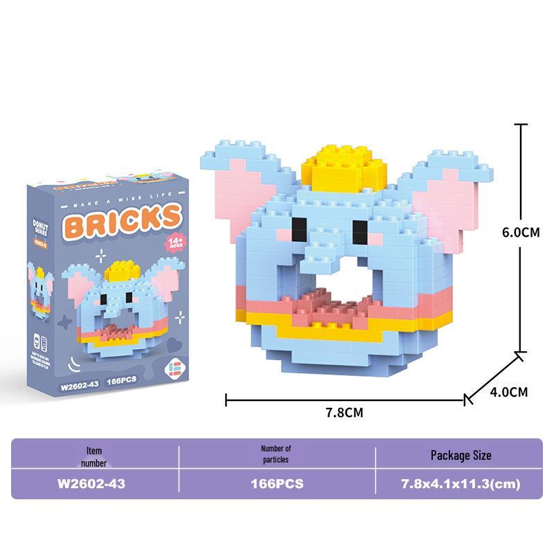 Lele Brothers Micro Building Blocks - Educational Small Animal Sets for Kids, Compatible with Lego, Boys' Toy Gifts