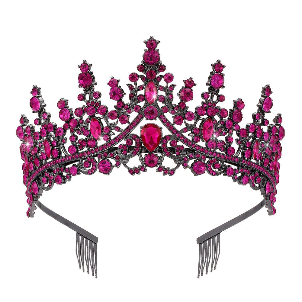 Alloy Crown Wedding Tiara, Hair Accessories, Banquet Party Disc Hair Tiara, Ball Party Bridal Tiara