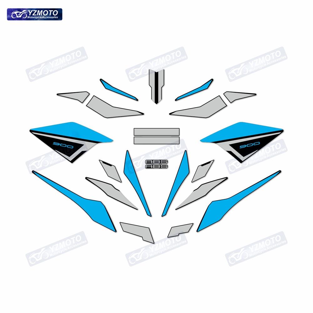 For Z900 Z900SE Z900F ZR900F 2021 2022 2023 2024 Motorcycle Full Set Fairing Sticker Motorbike Reflective Decal Stickers Kit