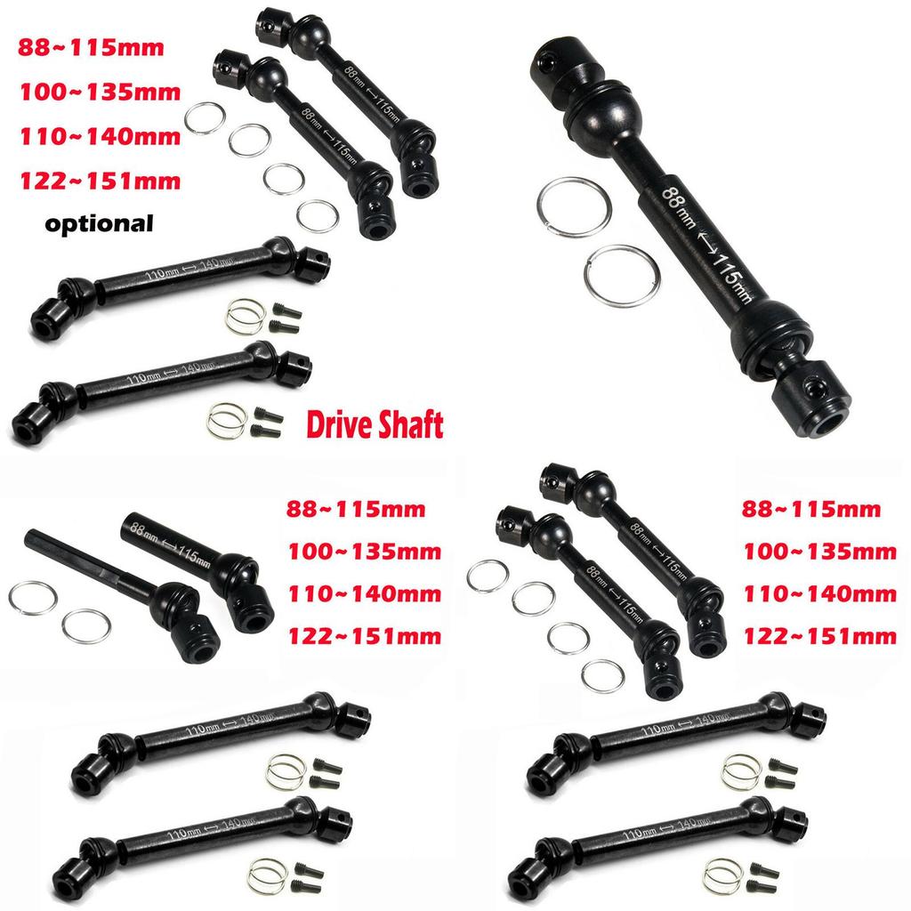Premium Steel Center Drive Shafts For Axial Scx10 D90 1/10 Rc Crawlers