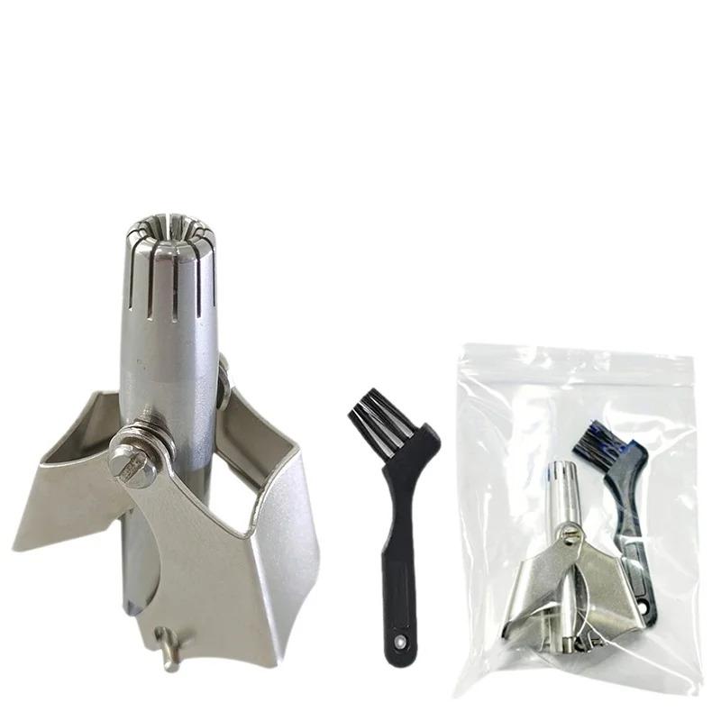 Washable Manual Nose Hair Trimmer For Men And Womens, Stainless Steel, Portable Nose Hair Clipper