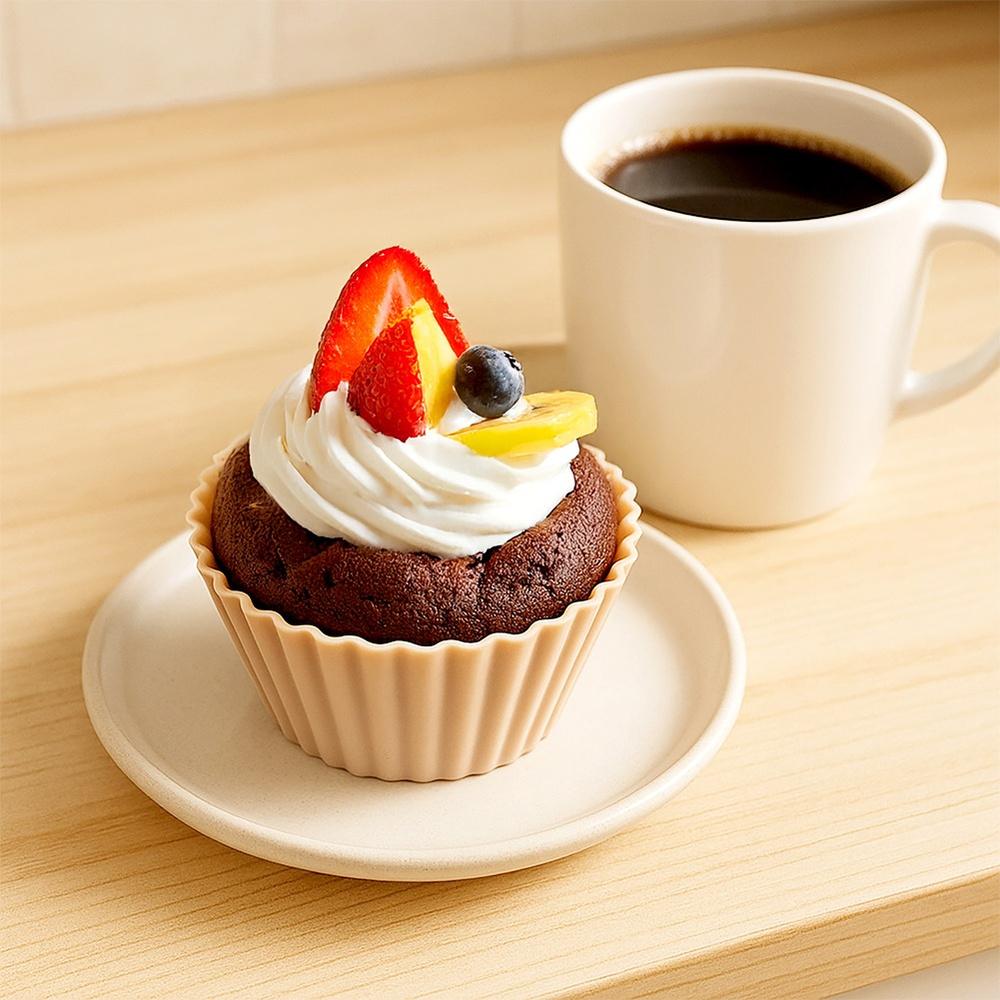 12X Foremki Silikonowe Do Pieczenia Muffinek Babeczek Na Muffinki Babeczki