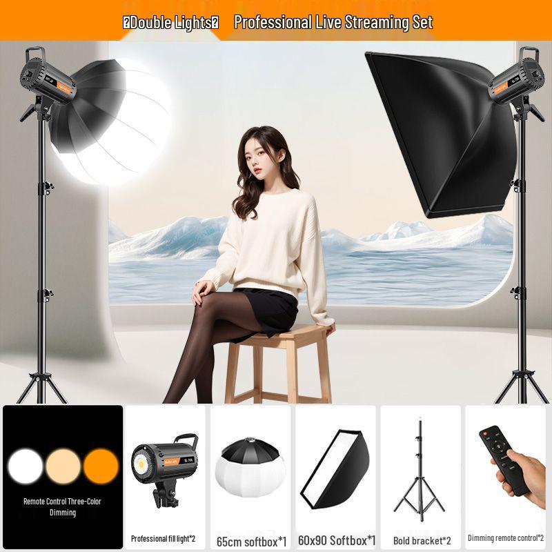 500W Super Bright Professional Live Streaming & Photography Fill Light