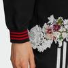 Adidas Originals Floralspitzen-Print Sport-Hoodie Damen Hoodies Schwarz H59031