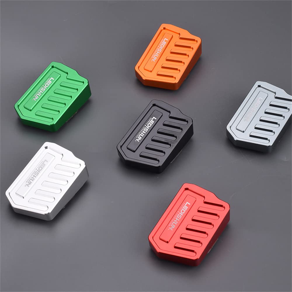 Apply To Kawasaki Ninja400 Z400 2018-2022 Magnifier CNC Aluminum Brake Pedal Expansion Base Expansion Plate (Silver)