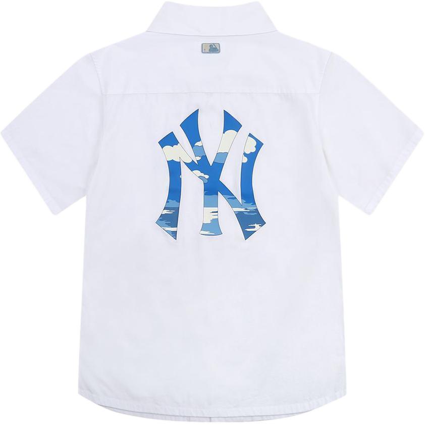 New MLB New York Yankees Shirt Unisex White 31WSH1131-50W