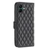 For Samsung Galaxy A06 4G Case PU Leather Rhombus Phone Cover