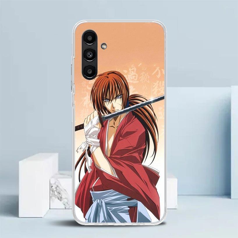 Rurouni Kenshin Anime Phone Case For Samsung Galaxy A55 A54 A52 A53 A15 A14 A12 A13 A25 A24 A22 A23 A35 A34 A32 A33 A04S A02S A0