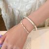 VENTFILLE 925 Sterling Silver Flower Bangle for Women Texture Design Versatile Temperament Sweet Romantic Jewelry Gift Dropship