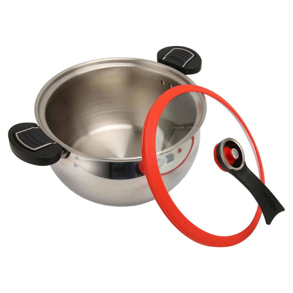 7L Kitchen Pressure Cooker Stainless Steel Pressure Cooker Household Soup Mt Pot for Induction Cooker Gas Range