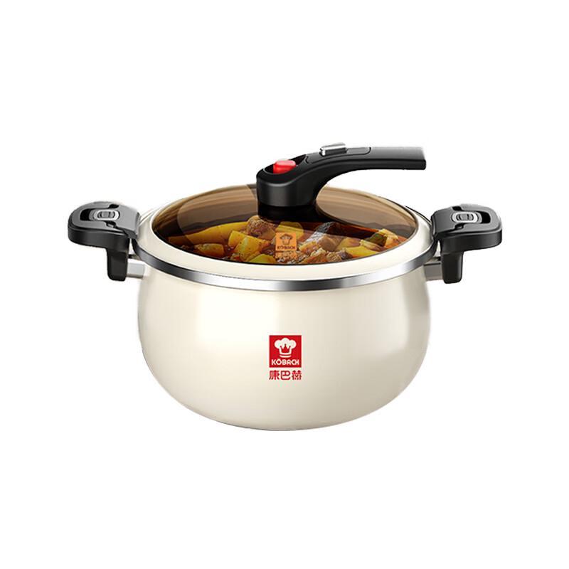 Kangbache 6.5L Enamel Micro-pressure Soup Pot