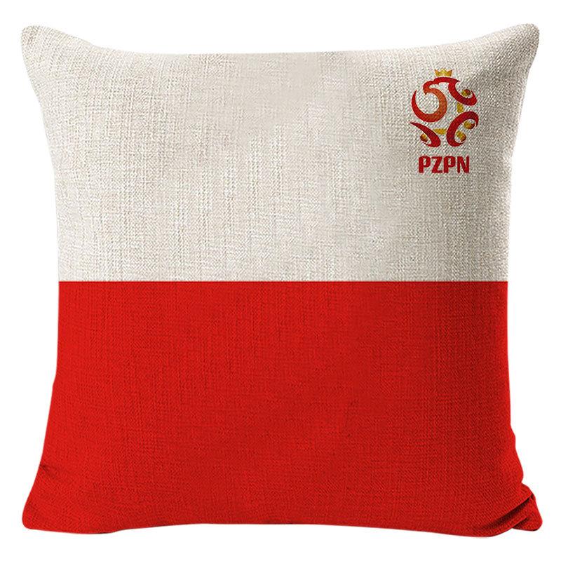 

Подушка-флаг чемпионата мира, напечатанная подушка, современный прикроватный мягкий предмет интерьера, спонсированная наволочка 45 * 45Cm pillowcase