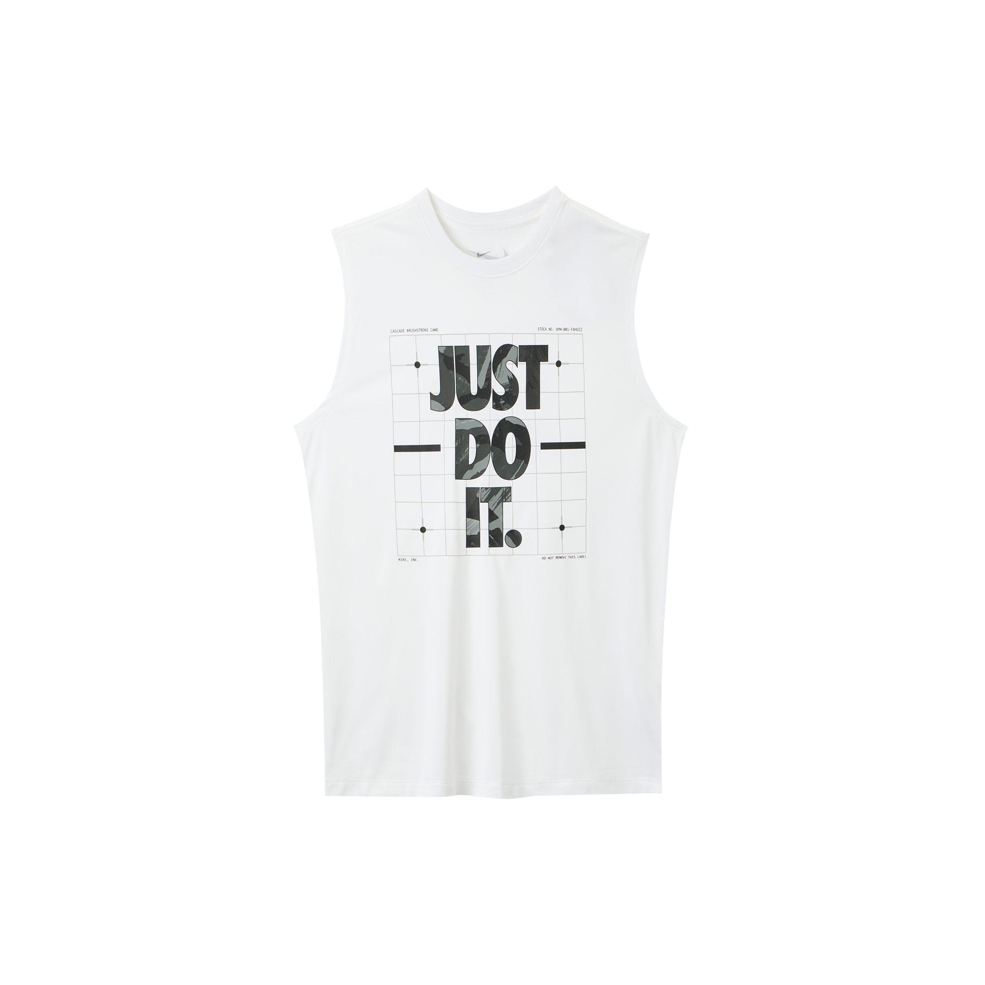 Nike Tank Tops Men`s White Crew
