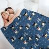 Pingu noot noot Throw Blanket for sofa christmas gifts Luxury Designer Sofa Throw Blankets