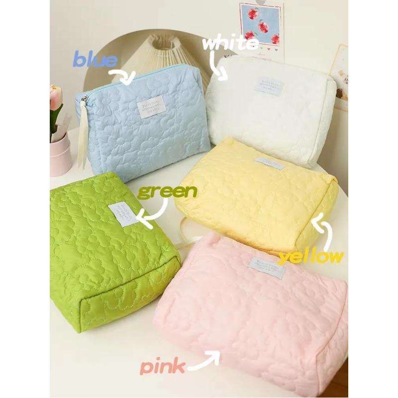 Cute Flower Cosmetic Bags Women's Capacity Waterproof Makeup Bag Toiletries Cosmetic Organizer Case Travel Make Up Wash Pouch