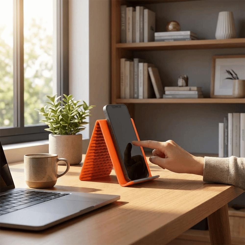 Adjustable Flexible Phone Stand Silicone Phone Bracket Foldable Silicone Phone Holder  Desktop