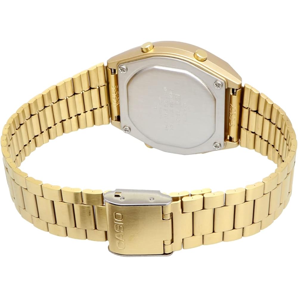 Casio Vintage Series B640WGG-9 Unisex Digital Watch Gold Glitter Face International Model