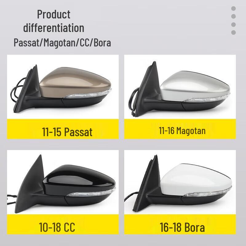 Kompatibler Rückspiegel für Volkswagen: Sagitar, CC, Passat und Magotan Modelle