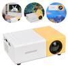 HD 1080P Mini LED Projector 400 Lumen Home Media Player HDMI-compatible USB/AV/TF Slots LED Micro Projector W/ Remote Controller