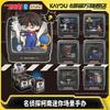  Original KAYOU Detective Conan Mini Scene Retro TV Series Blind Box PVC Anime Character Model Collection Toys Gifts