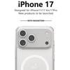 Shockproof For Magsafe Clear Magnetic Wireless Charge Case For iPhone 17 Air 17 Pro Max Hybird Hard Acrylic Back Cover Bumper