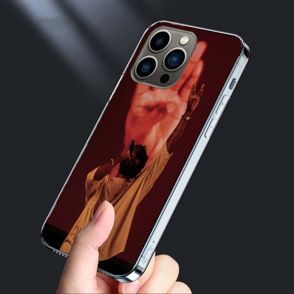 Damso Rapper Phone Case For Iphone 16E 15 Pro 14 Plus 17E 16 17 Pro Max Air 11 12 13 Mini Shockproof Capa Cute Cover TPU Clea