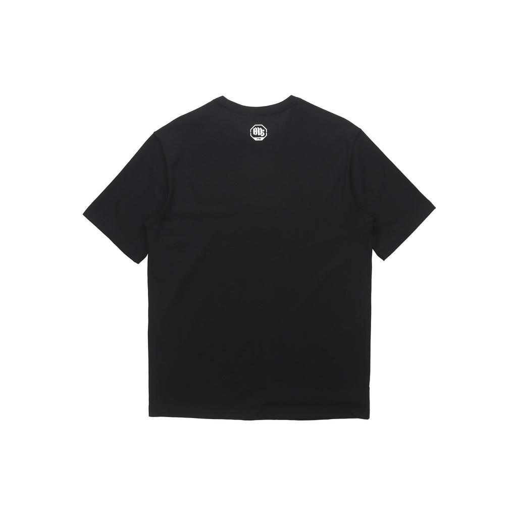 Li Ning T Shirts Men's Black Crew Neck Moderate Straight Fit AHSR467-4