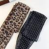 K-Style  Animal Print Polka Dot Scarf Belt Boho Hair Band TikTok Viral Spring Summer Satin Accessories Luxe Versatile Scarf