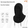 Warm Cycling and Skiing Headgear: Cold-Proof Snood with Neck and Face Protection
