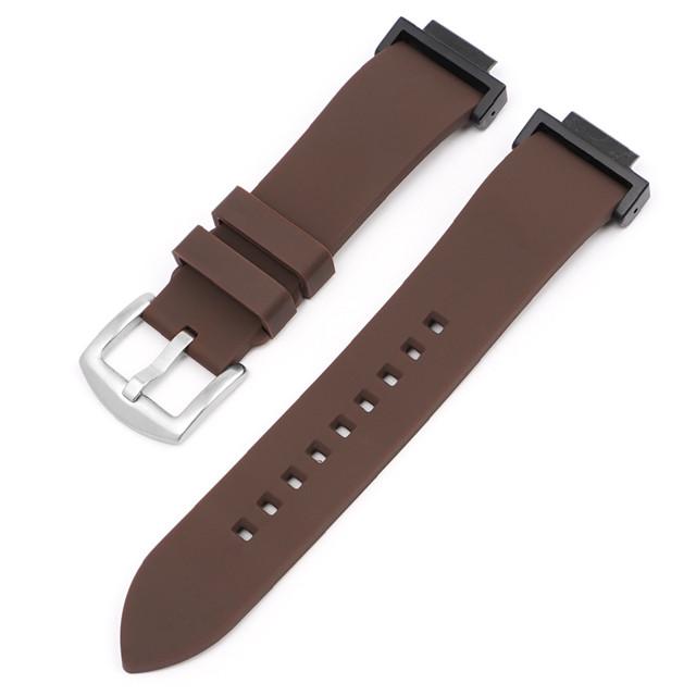 16mm Konvexní řemínek pro Casio g-shock GA110 DW-5610 DW-5600 DW-6900 DW-9052 GW-6900 GLS-8900 Náhradní řemínek Silikonový gumový pásek