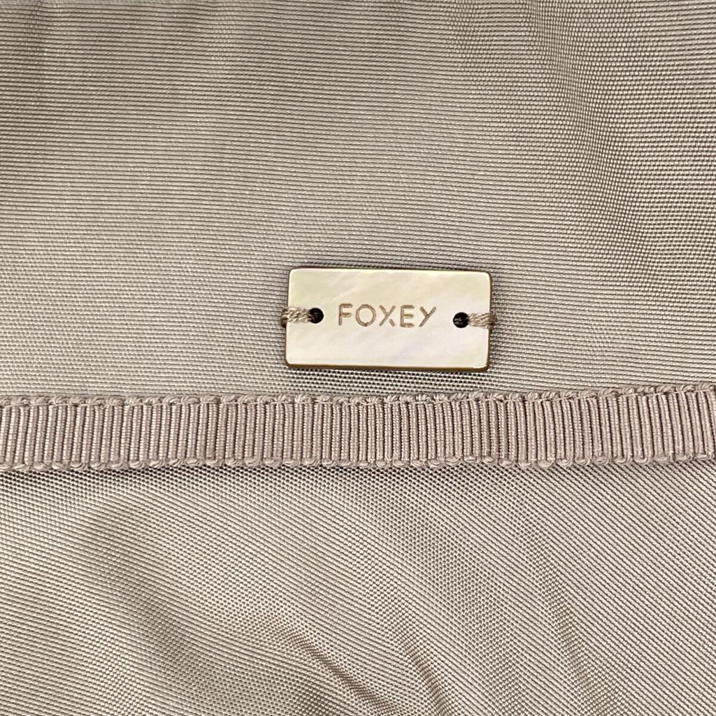 FOXEY 33308 Beige Silk Balloon Skirt Skirt 40 beigeUsed