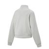 Li Ning Plain Stand Collar Sweat Absorbent Comfortable Loose Pullover Sweatshirt Women sweatshirt AWDW082-7