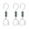1/2 Pcs Baby Stroller Hooks Clips 360 Degree Rotate Hooks Mommy Bag Hanger for Hanging Diaper Bags, Stroller Organizer