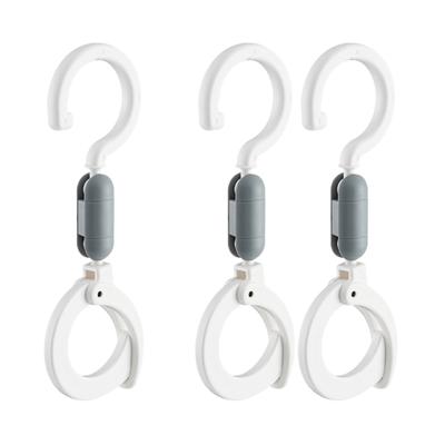 1/2 Pcs Stroller Hooks 360 Rotate Hooks Convenient Stroller Accessory for Mommy